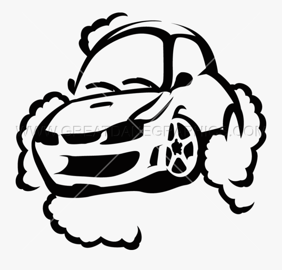 Clipart Car Cleaning Png Black And White Car Wash - Car Wash Stencil, Transparent Clipart