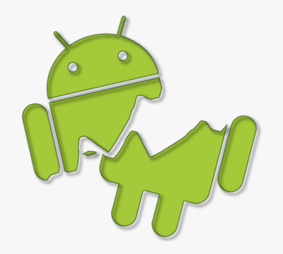 Judy Malware Hits 35 Million Android Users - Broken Android Logo, Transparent Clipart