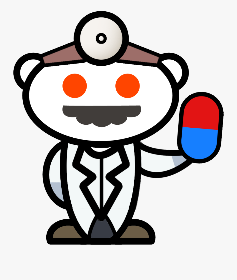 Dr Mario Mains Subreddit Snoo Snoo Reddit - Reddit Snoo Doctor, Transparent Clipart