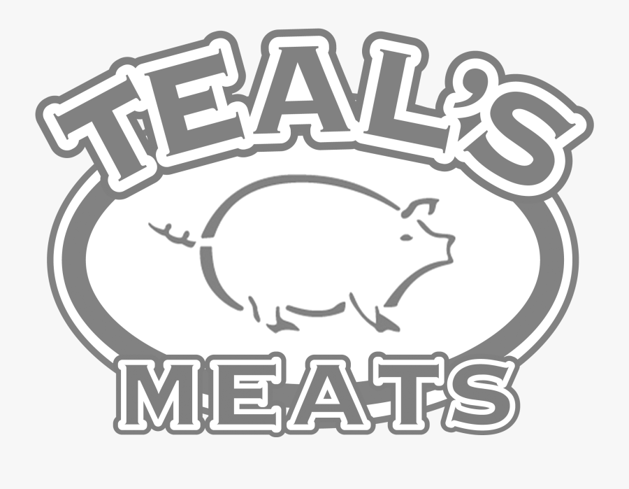 Locally Grown Meats And Filler Free Teal"s Pure Pork - Meat Shop, Transparent Clipart