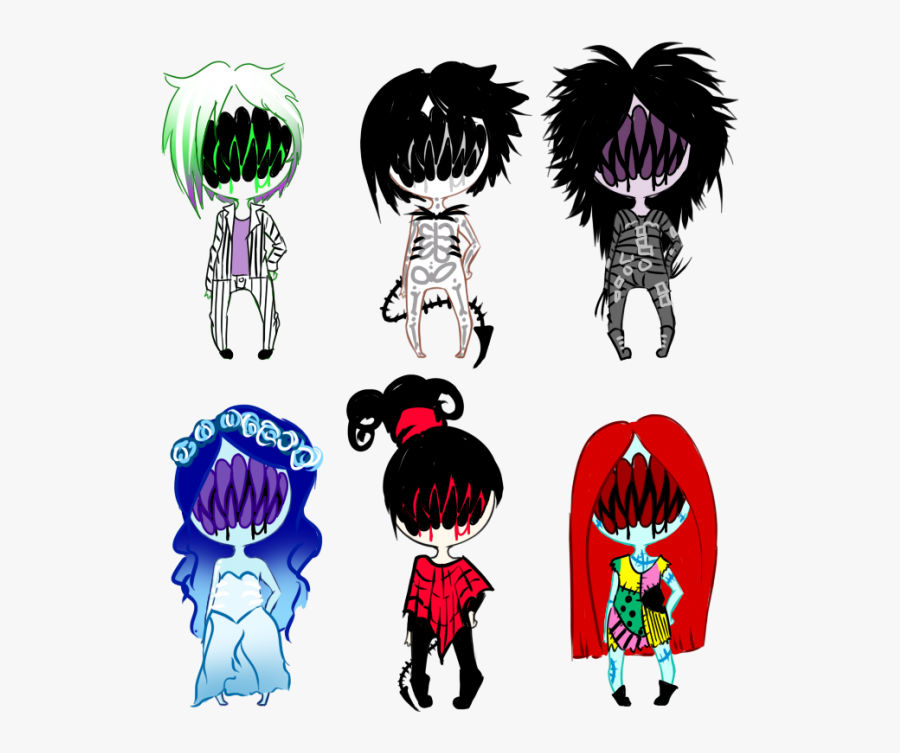 Transparent Tim Burton Clipart - Tim Burton Beetlejuice Chibi, Transparent Clipart