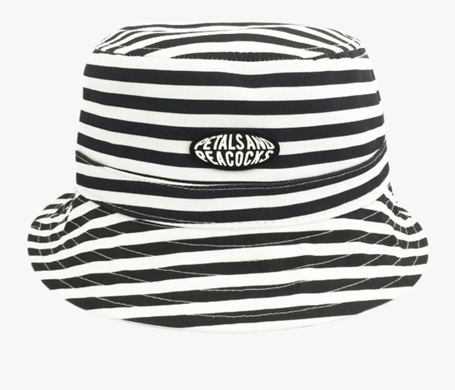 Striped Bucket Hat, Transparent Clipart