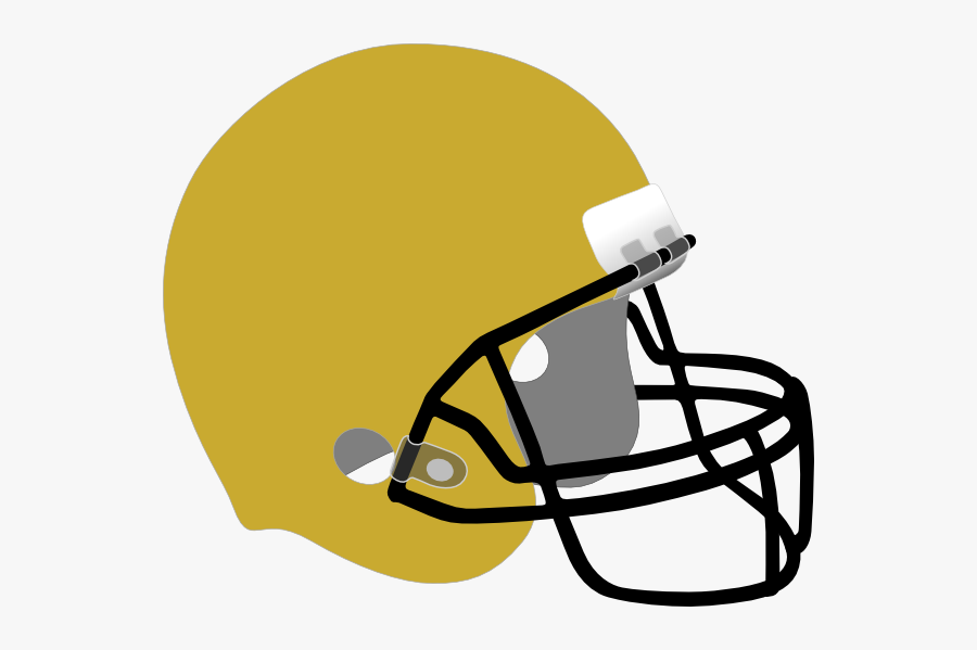 Black And Gold Football Helmet, Transparent Clipart