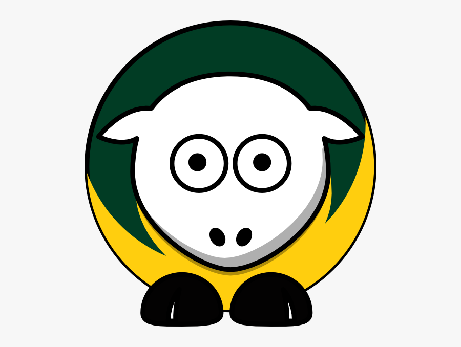 Sheep - Vermont Catamounts - Team Colors - College - Green Bay Packer Icon, Transparent Clipart