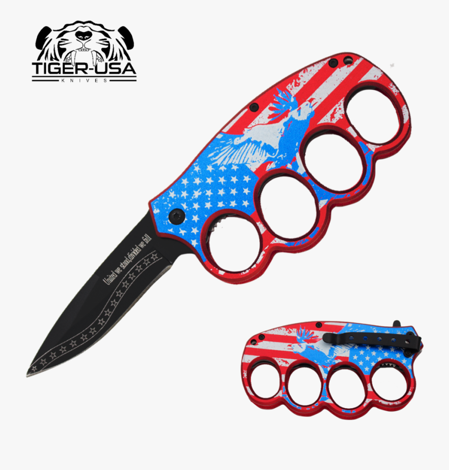 8 Inch Patriotic Eagle U - Trench Knives, Transparent Clipart