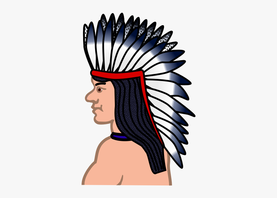 Native American - Chief Headman, Transparent Clipart