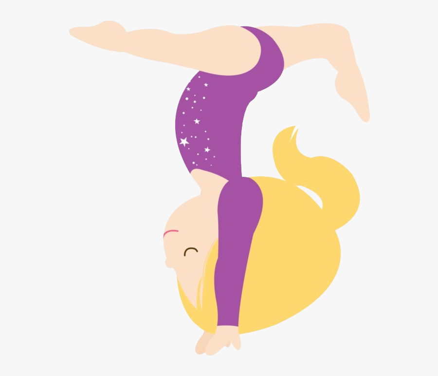 Gymnast Cartoon Clip Art, Transparent Clipart
