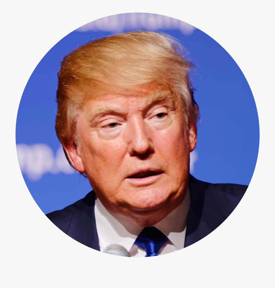 Transparent Trump Clipart - Donald Trump Face Circle, Transparent Clipart