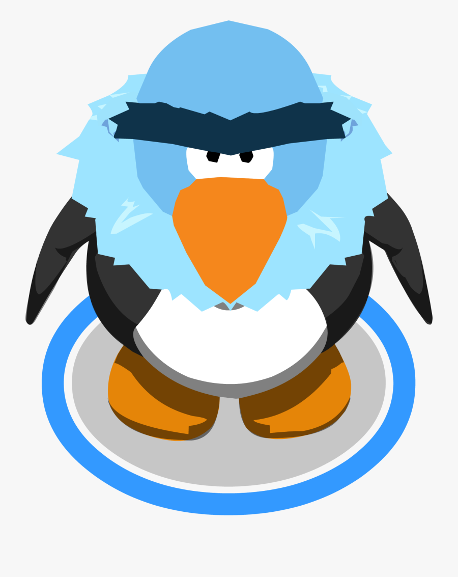 Sam Eagle Head In-game - Club Penguin Yellow Penguin, Transparent Clipart