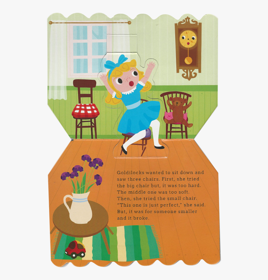 Transparent Goldilocks And The Three Bears Clipart - Illustration, Transparent Clipart