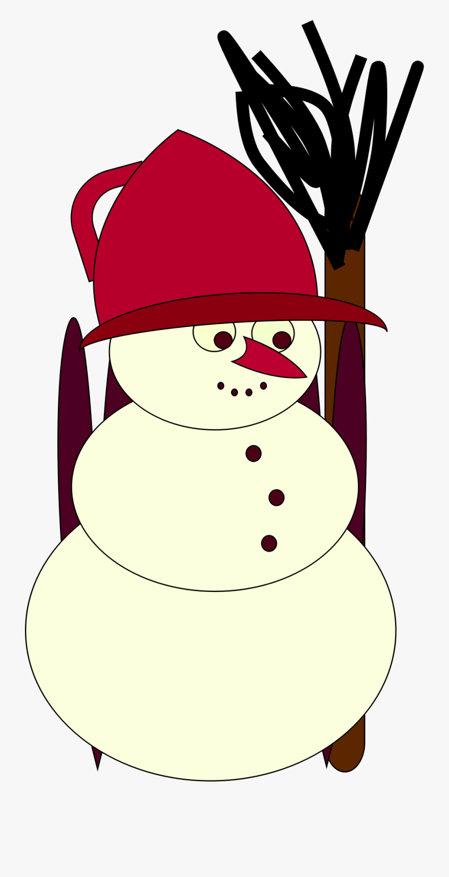 Clipart - Snowman, Transparent Clipart