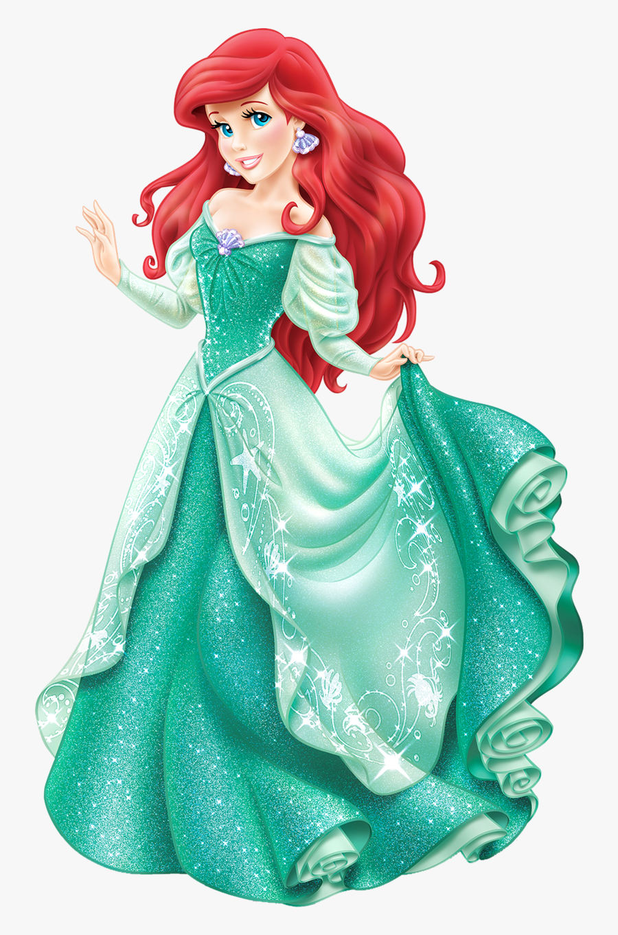 Mulan Ariel Belle Fairytale Princess - Ariel Disney Princess Png, Transparent Clipart