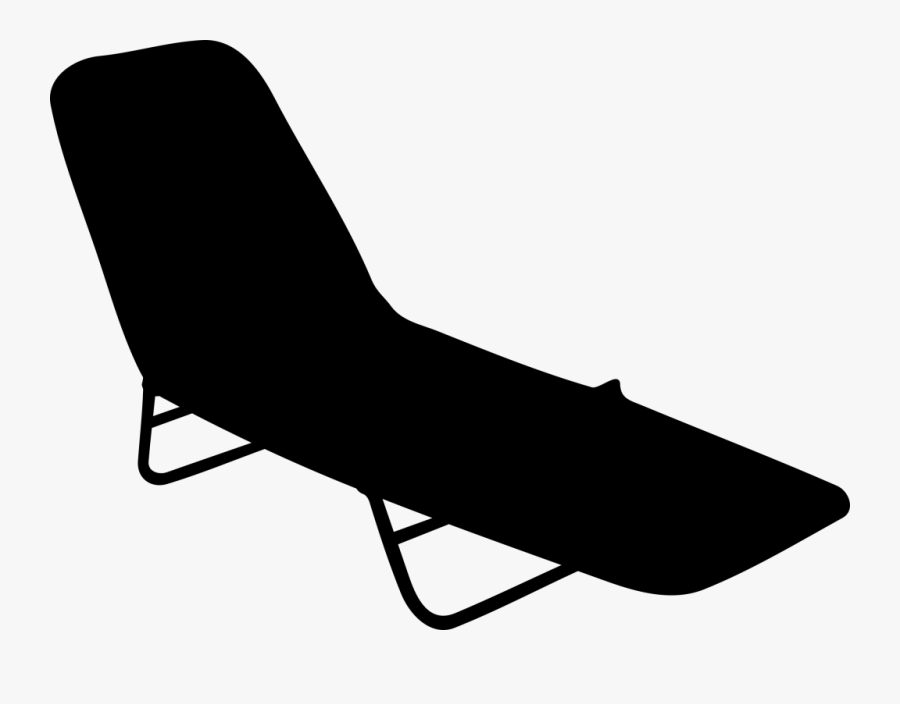 Beach Chair Silhouette - Beach Chair Clip Art , Free Transparent ...