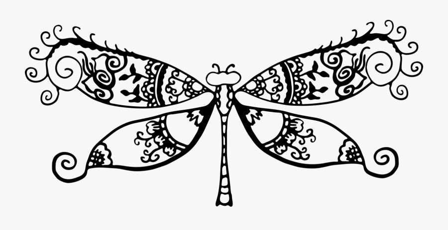 Transparent Monarch Butterflies Png - Monarch Butterfly Line Art, Transparent Clipart