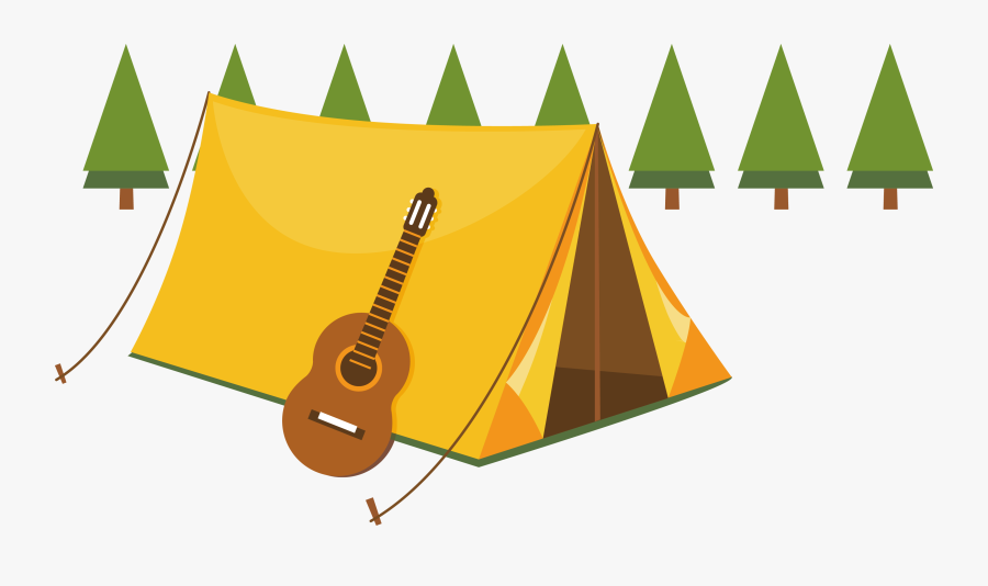 Camping Summer Camp Tent Illustration - Tent Illustration Free, Transparent Clipart