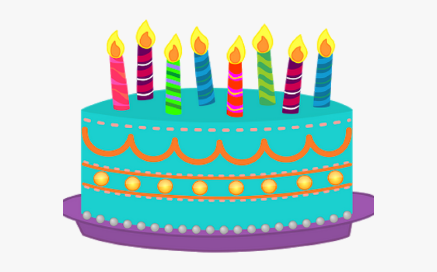 Birthday Cake Clipart 4th - Transparent Background Birthday Cake Png ...