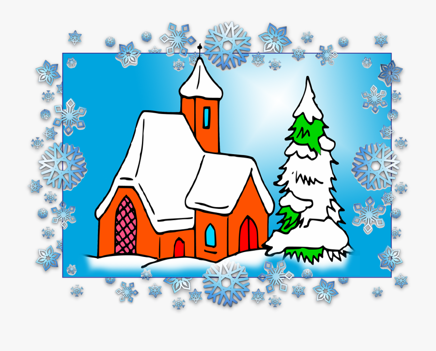 Transparent Christmas Png Frame - Transparent Background Snowflake Border, Transparent Clipart