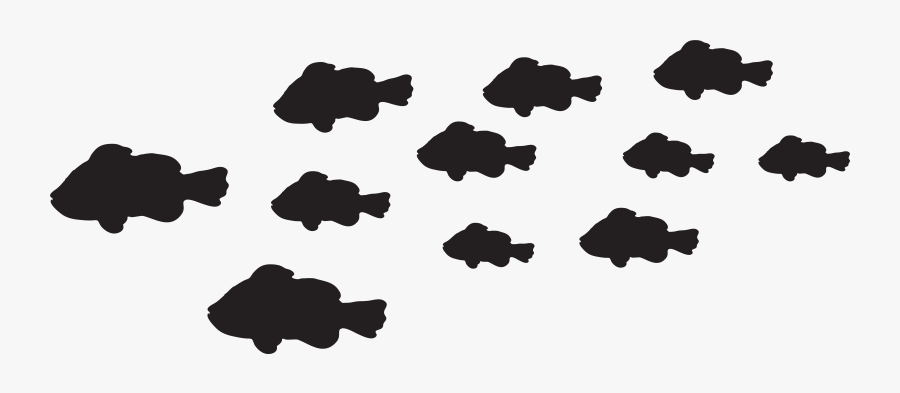 Silhouette Photography Monochrome Clip Art - Silhouette Fish Transparent Background, Transparent Clipart