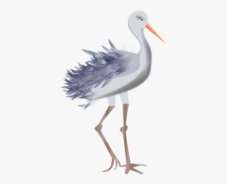 Egret,stilt,water Bird - Bird With 2 Legs, Transparent Clipart