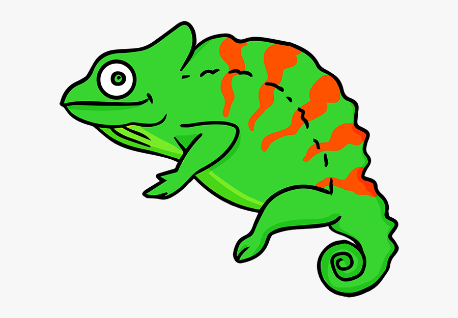 Chameleon Clipart - Green Chameleon Clipart, Transparent Clipart