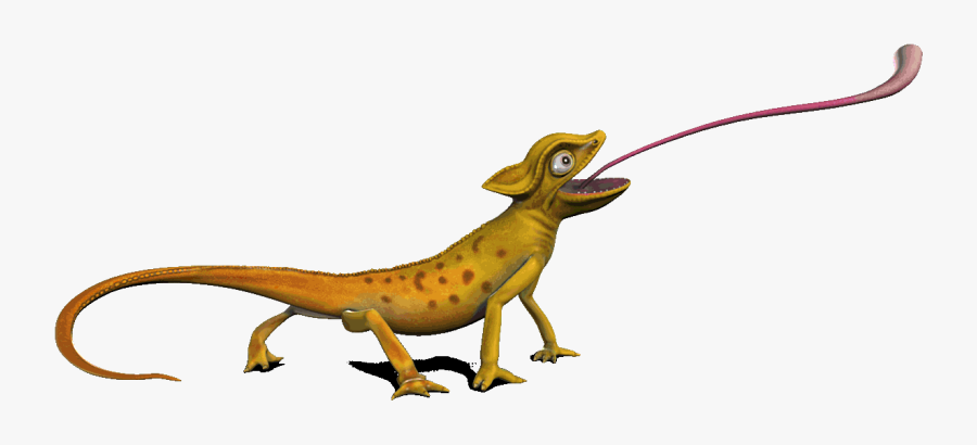 Picture Chameleon Clipart Drawing - Chameleon Tongue Png, Transparent Clipart