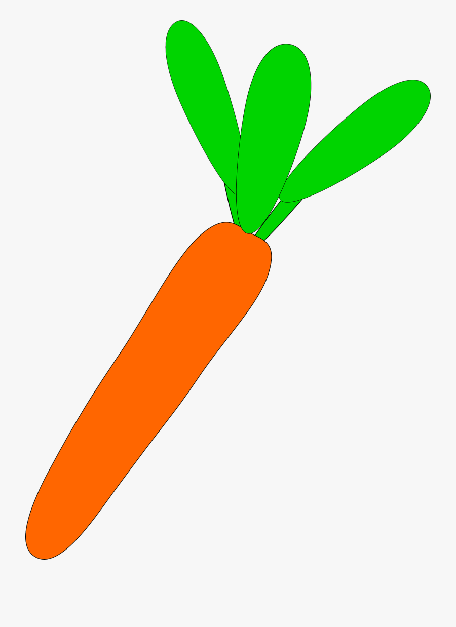 Clip Art Free Stock Photo Illustration - Animated Carrot Transparent, Transparent Clipart