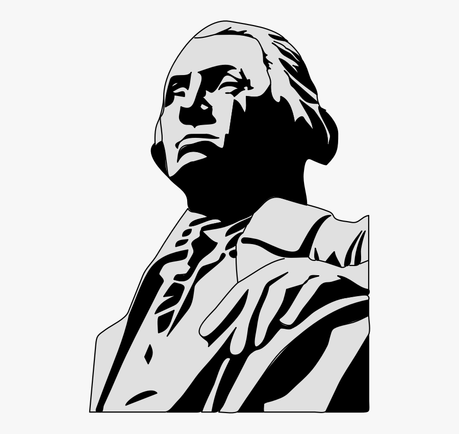 Transparent George Washington Clipart Vector - George Washington Vector, Transparent Clipart