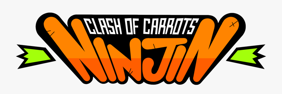 Ninjin Clash Of Carrots Logo, Transparent Clipart