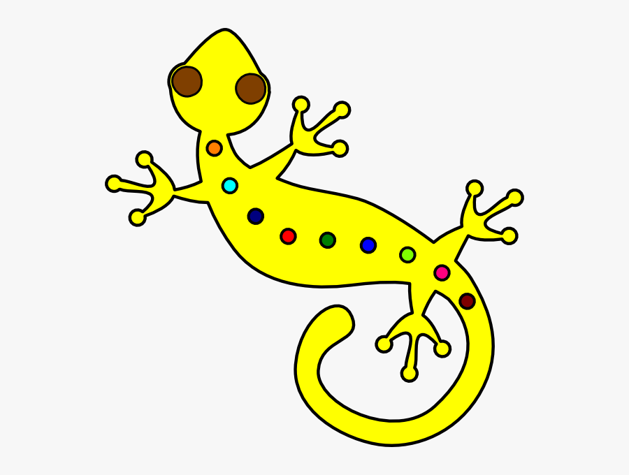 Picture Free Monitor Newt Free On - Cute Lizard Clipart Black And White, Transparent Clipart