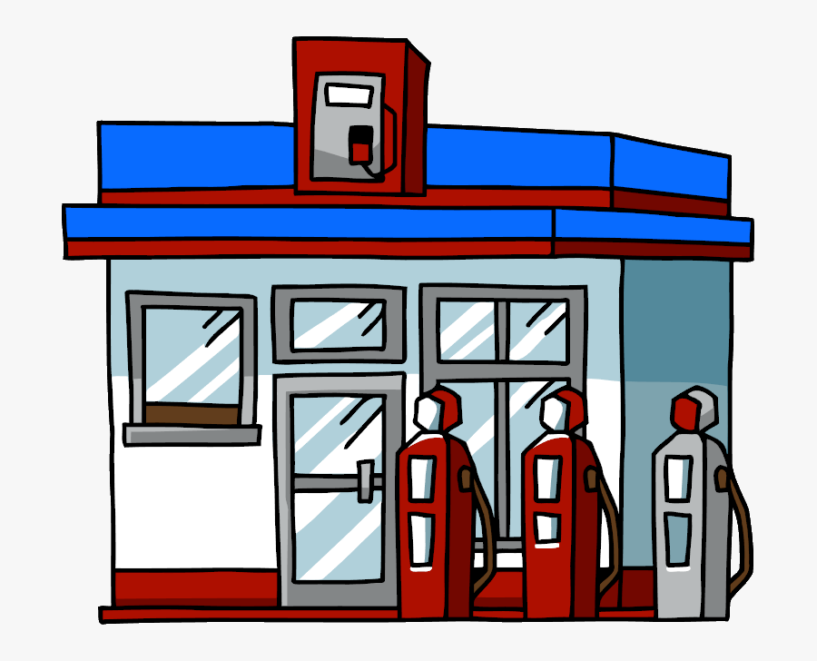 Gas Station - Scribblenauts Wiki - Gas Station Clipart Png, Transparent Clipart