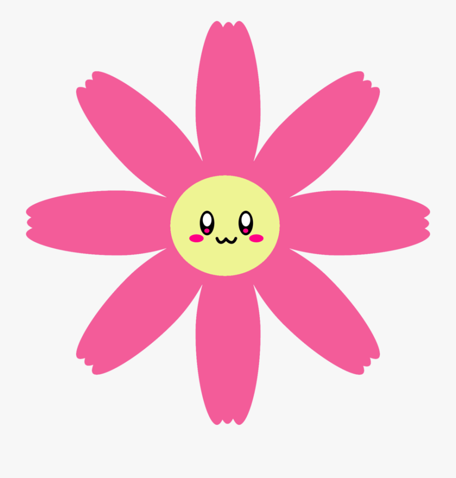 Flores Kawaii Png, Transparent Clipart