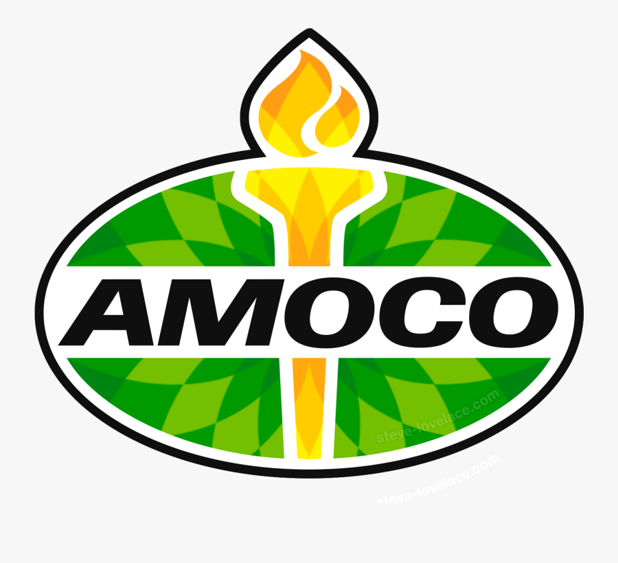 The Amoco Logo - Logo Amoco Gas Station, Transparent Clipart