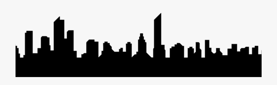 A Housing Platform - City Skyline Silhouette Png, Transparent Clipart