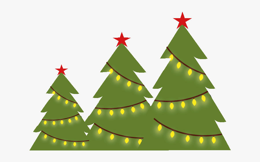 Christmas Trees For Sale - 3 Christmas Trees Clipart, Transparent Clipart