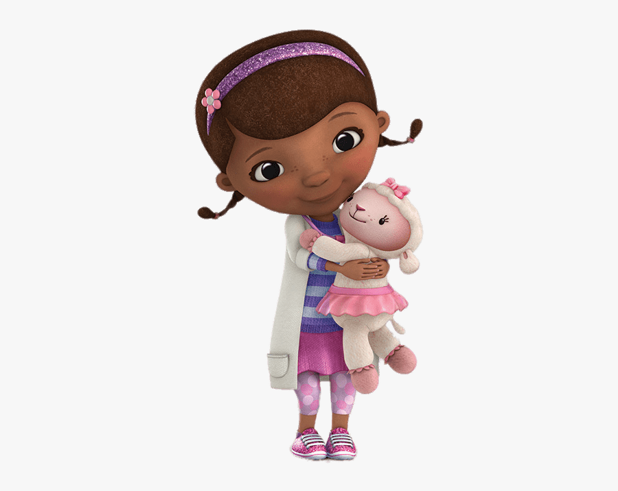 Doc Mcstuffins And Lambie - Doc Mcstuffins, Transparent Clipart