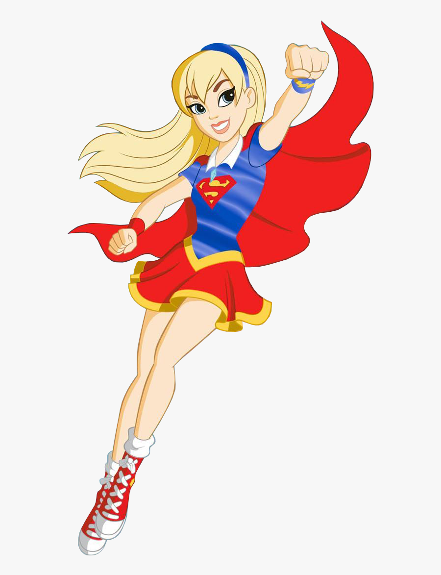 Supergirl Basic New Profile - Super Girl Dc Super Hero Girls, Transparent Clipart