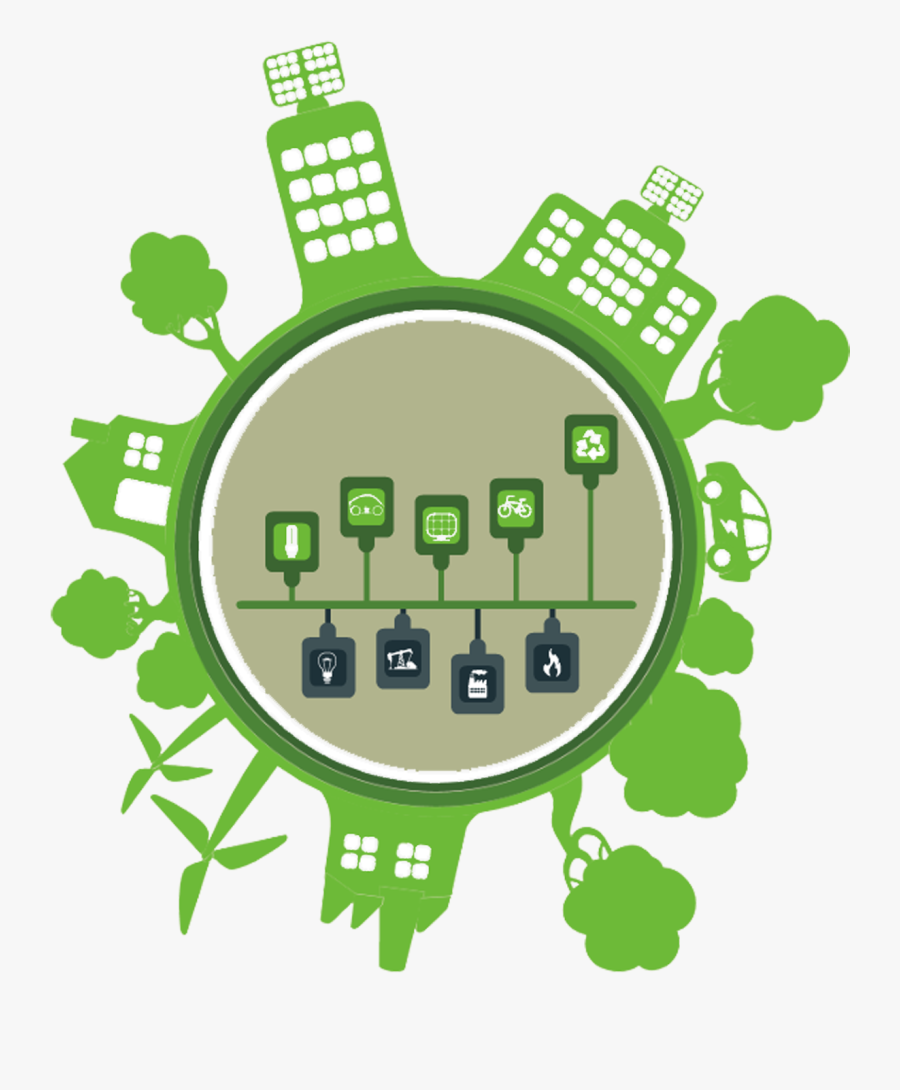 Ecology Solar Energy Solar Panel Illustration - Reforestation Vector, Transparent Clipart