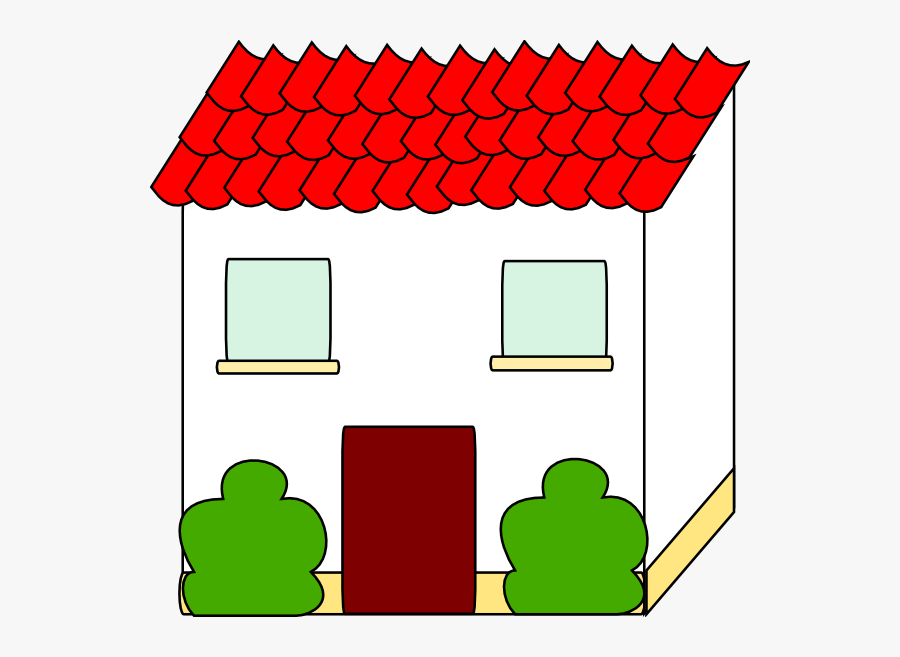 Free Download Of Pucca House Clipart House Clip Art - Red House Outline Clipart, Transparent Clipart