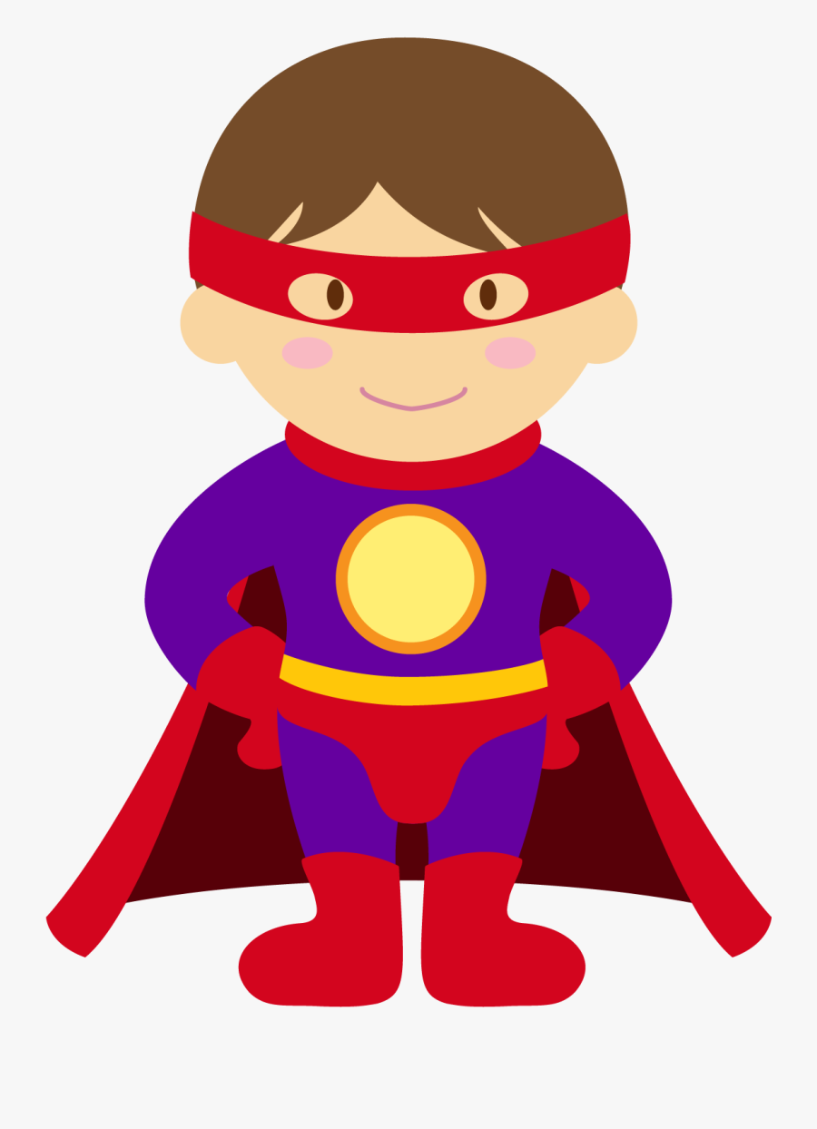 Kids Dressed As Superheroes Clipart - Superhero Clipart Transparent Background, Transparent Clipart