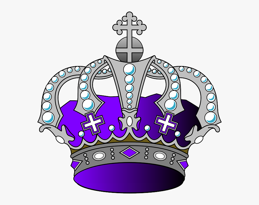 Silver King Crown Png - Gold Royal Prince Crown, Transparent Clipart