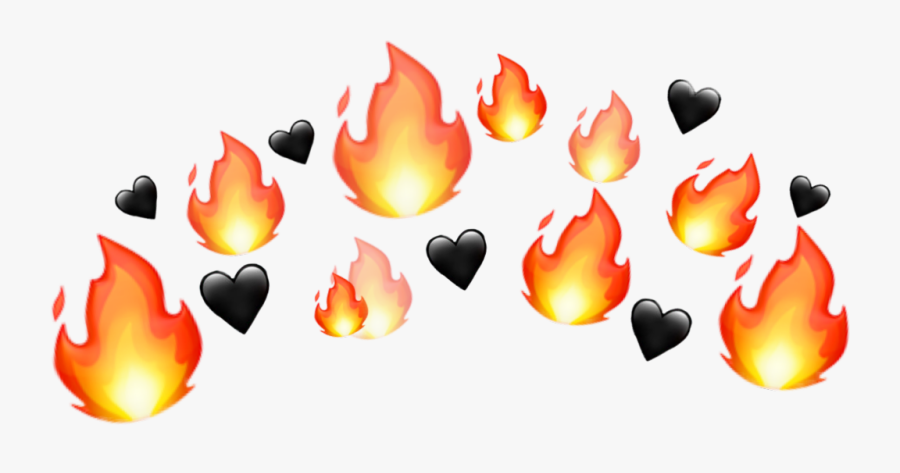 Fire Emoji Crown Png, Transparent Clipart