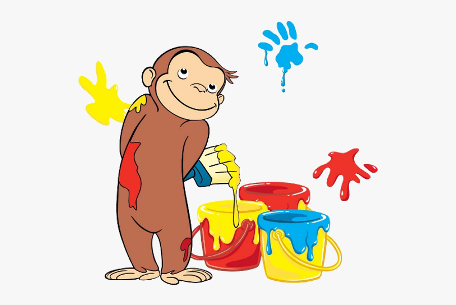 Clip Art Black And White Curious George Clipart Cruise - Curious George