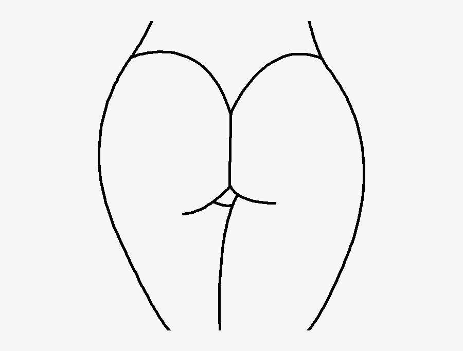 Ass Kisekae Clipart , Png Download - Butt Vector, Transparent Clipart