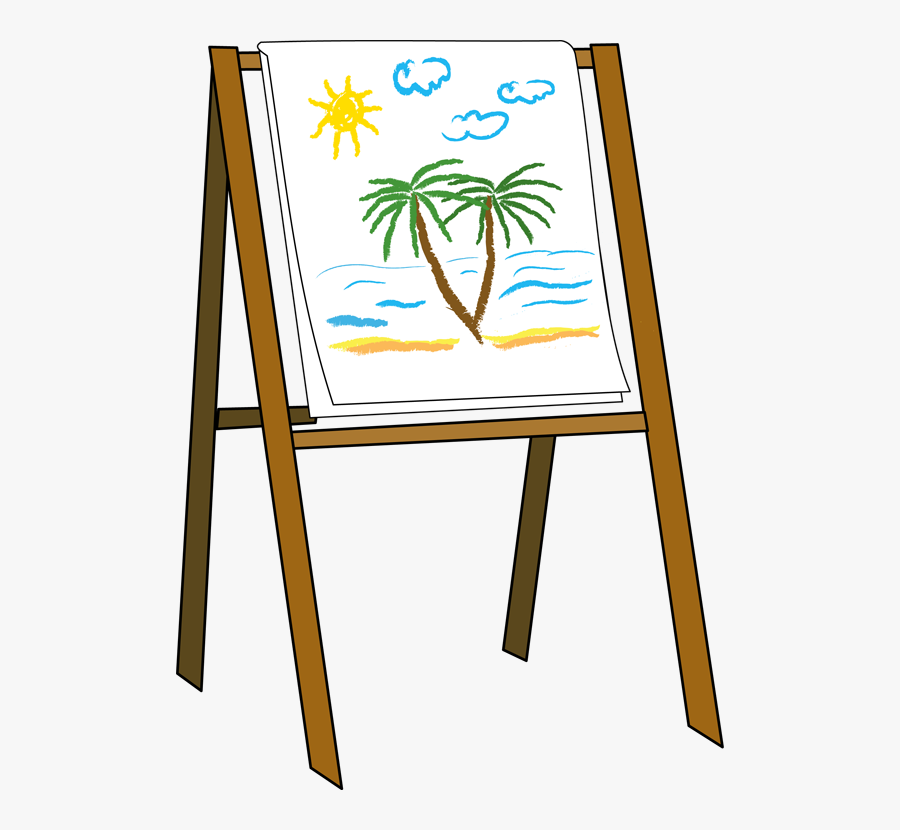 Drawing Clip Art - Easel Clipart, Transparent Clipart