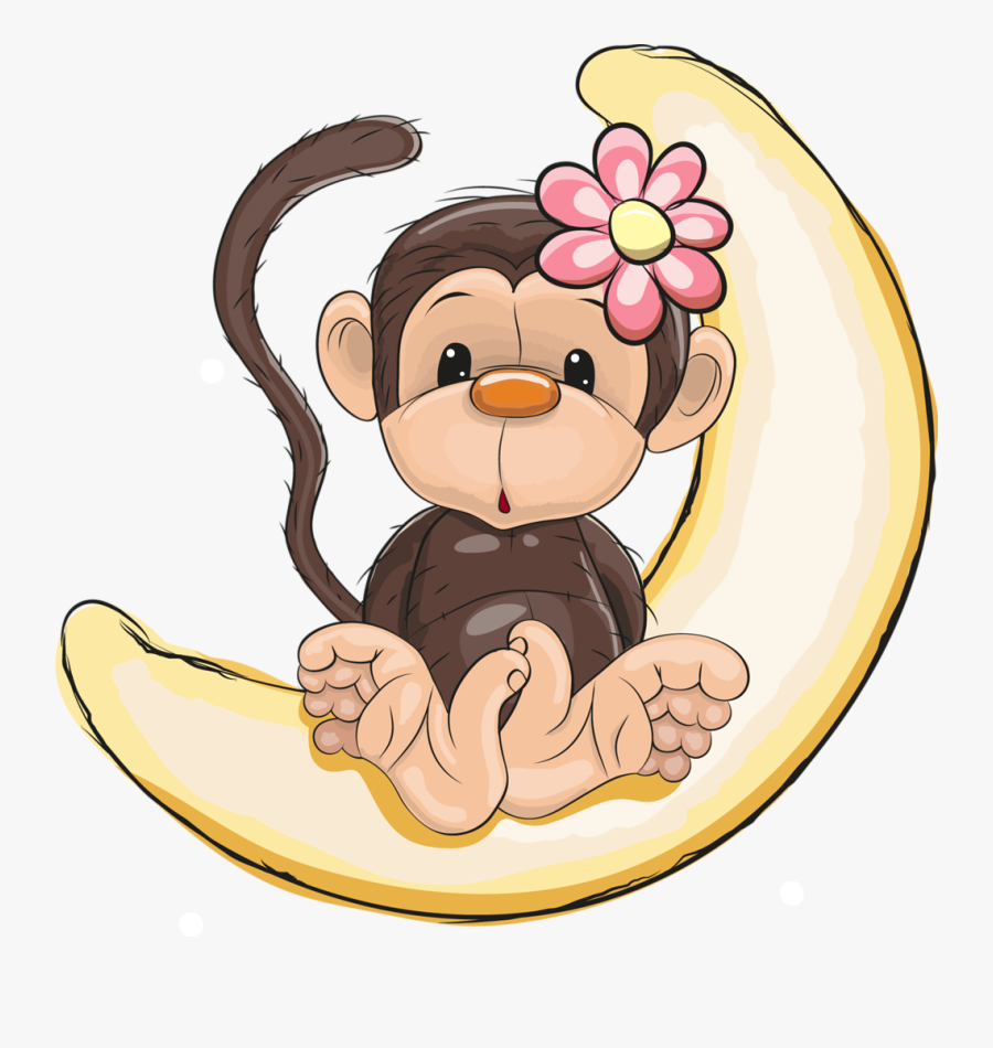 Zoo For Kids At - Monkey On The Moon Clipart, Transparent Clipart