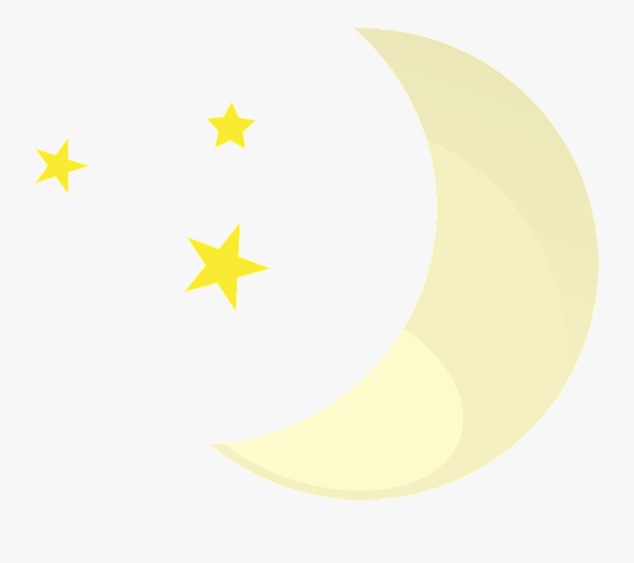 Moon, Stars, Night, Clear, Weather, Weather Forecast - Weather Symbols Clear Night, Transparent Clipart
