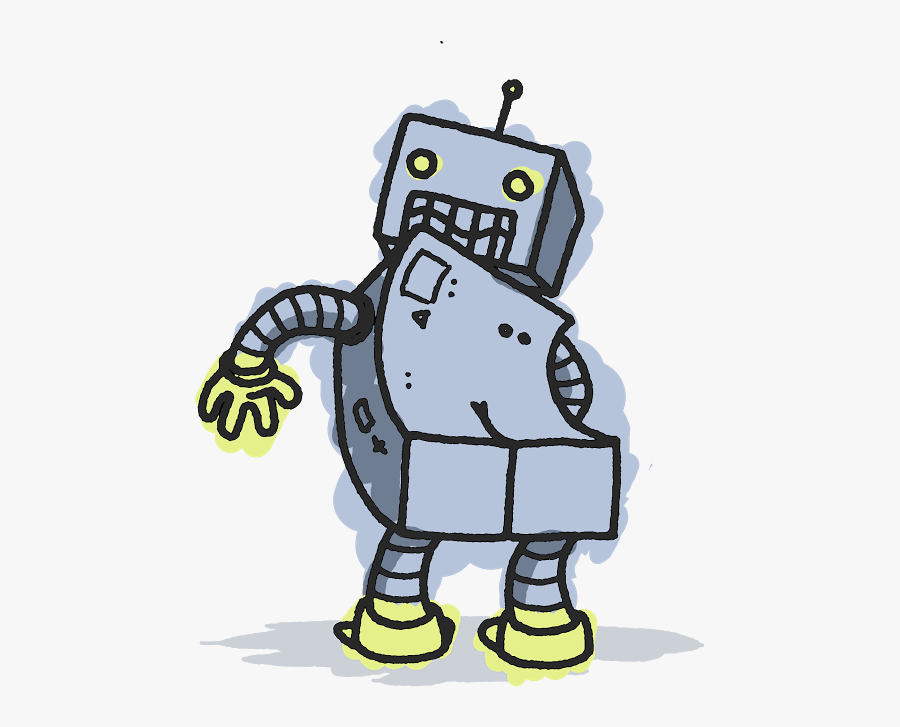 Clipart Robot Butt - Robot Butt, Transparent Clipart