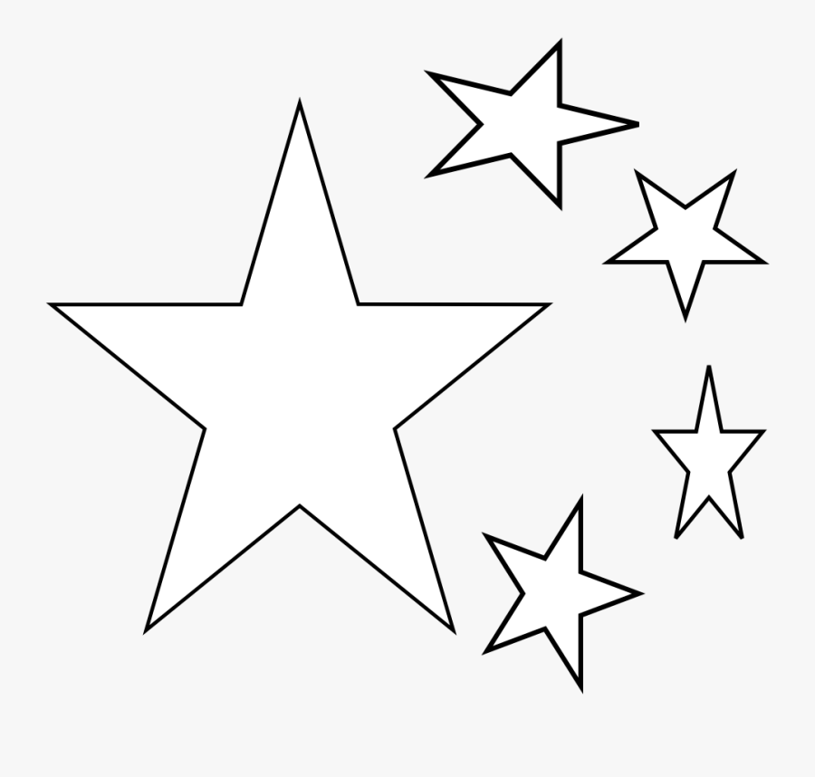 Star Black And White Star Clipart Black And White Bay - Christmas White Star Transparent Background, Transparent Clipart