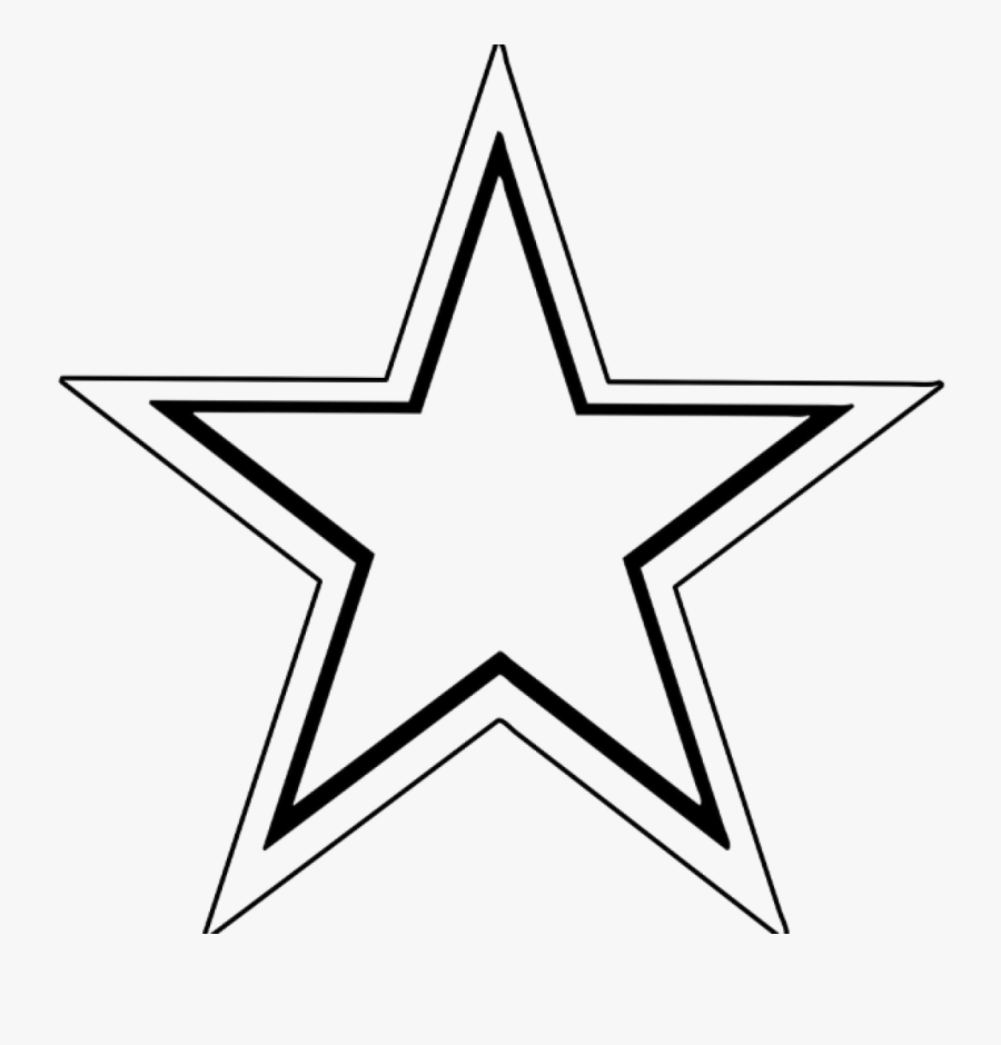 Shooting Star Clipart Simple - Outline Images Of Star, Transparent Clipart