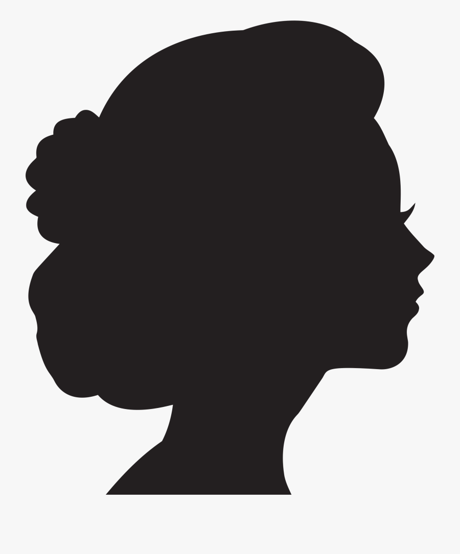 Clipart - Face Woman Silhouette Png, Transparent Clipart